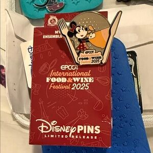 Disney Parks 2025 Epcot Food & Wine Festival Mystery Box Pin Minnie